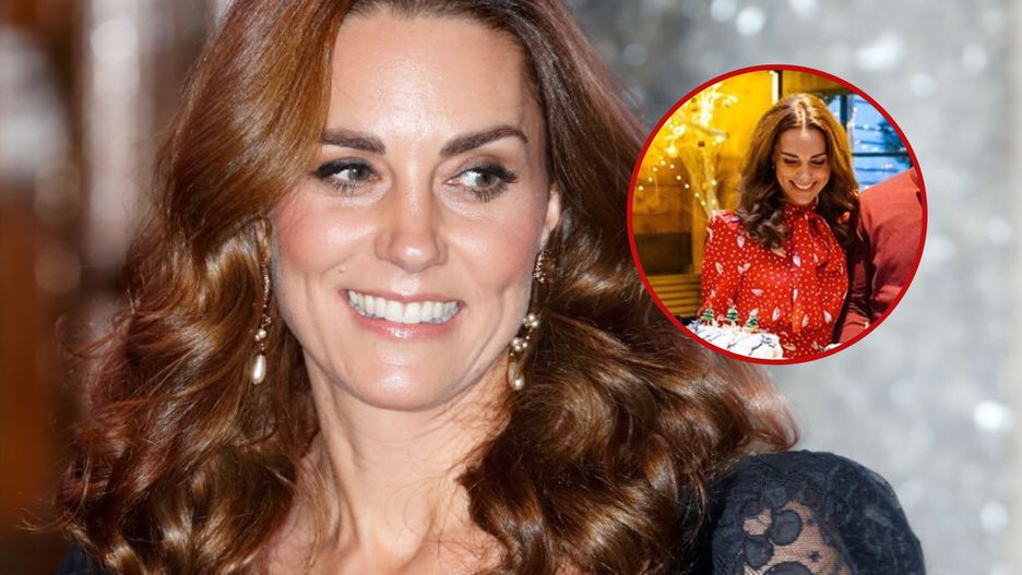 Kate Middleton w świątecznym nastroju