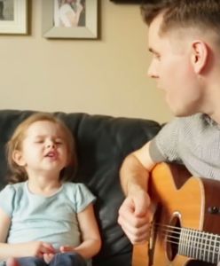 To będzie najlepsze nagranie, jakie dzisiaj zobaczycie. Tata i córka zaśpiewali piosenkę