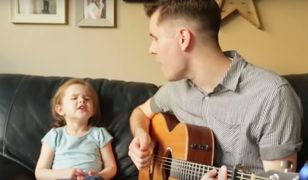 To będzie najlepsze nagranie, jakie dzisiaj zobaczycie. Tata i córka zaśpiewali piosenkę