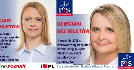 Radna IP opublikowała plakat. Radna PiS postanowiła, że będzie miała taki sam