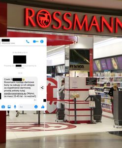 Rossmann. Oszuści rozsyłają ankiety, które mają zapewniać promocje. Uważaj na takie wiadomości