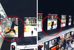 Warszawa. Wskoczył na dach metra, usłyszał zarzuty
