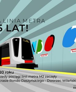 Warszawa. Druga linia metra obchodzi urodziny. Jeździmy już pięć lat