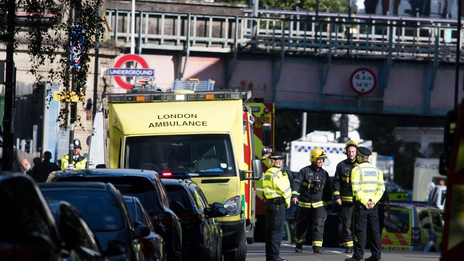 Ładunek eksplodował w wagonie metra na stacji Parsons Green