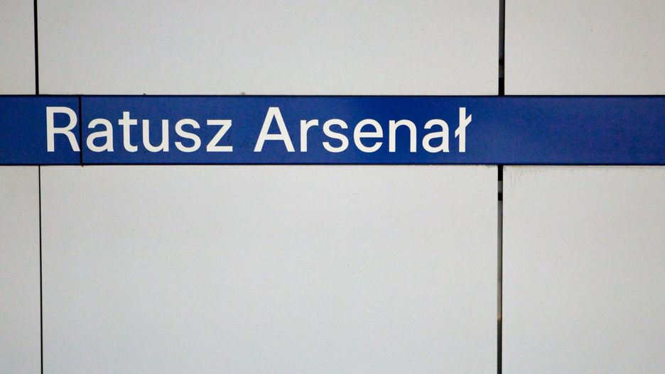 Na stacji Ratusz Arsenał doszło do wypadku