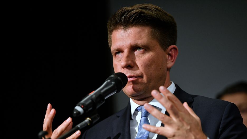 Ryszard Petru na konferencji prasowej zapowiadającej nowe ugrupowanie.