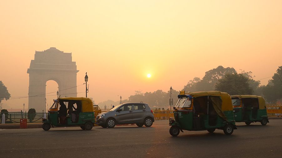 Delhi w oparach smogu