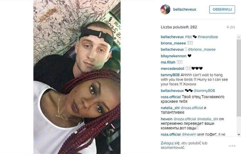 Chet Hanks na Instagramie Belli Cheveux