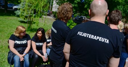 Protest fizjoterapeutów. Masowe zwolnienia lekarskie