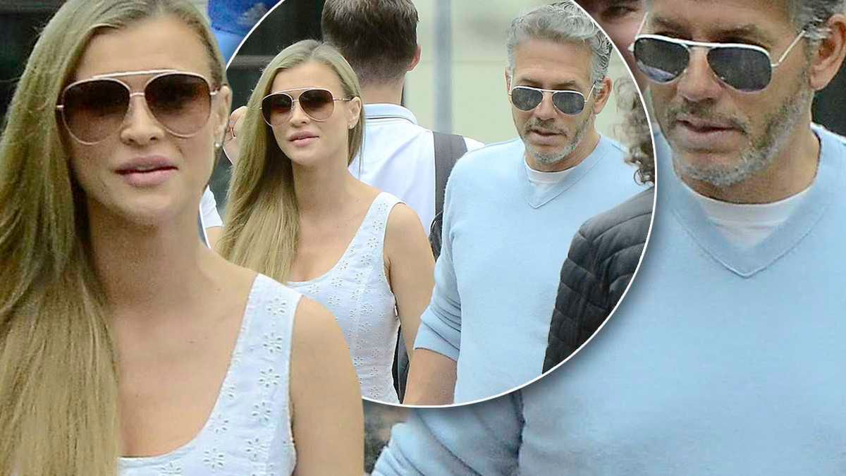 Ciężarna Joanna Krupa zabrała męża na lunch w centrum Warszawy! Wszyscy patrzyli tylko na jej duży brzuszek!