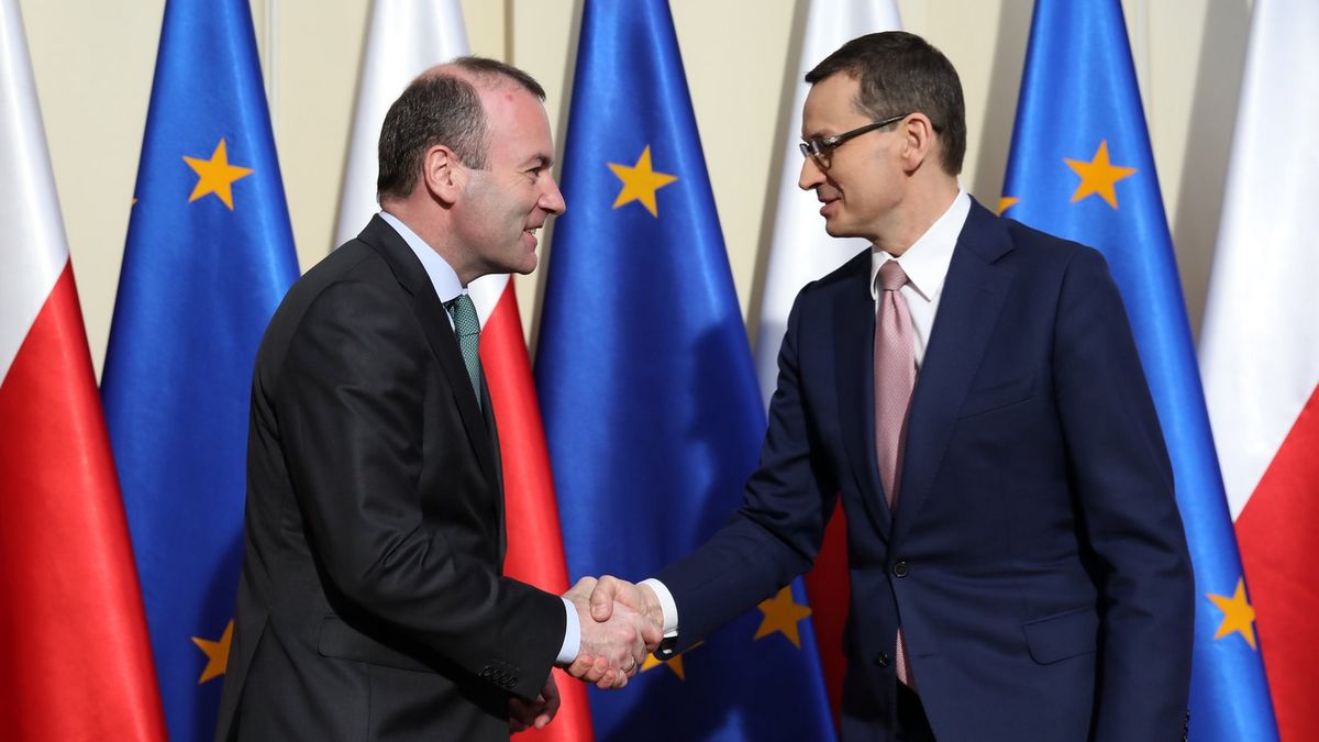 Mateusz Morawiecki i Manfred Weber spotkali się w Warszawie. Nowe rozdanie w Unii