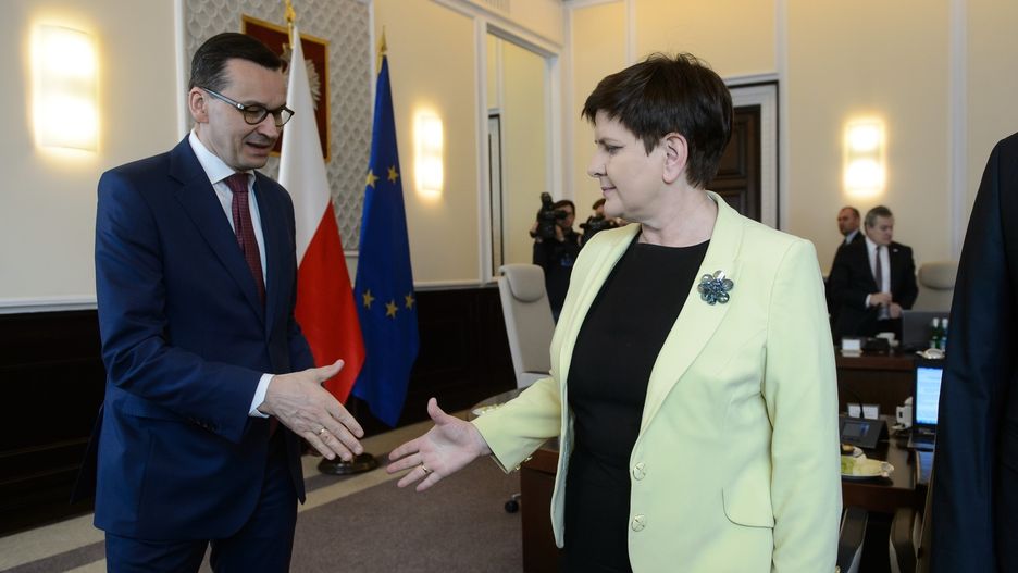 Mateusz Morawiecki i Beata Szydło