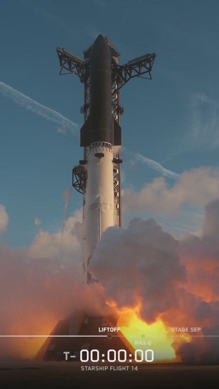 Starship po raz pierwszy dotarł na orbitę. Starlinki już działają
