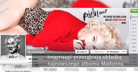 Fani przerabiają okładkę albumu Madonny