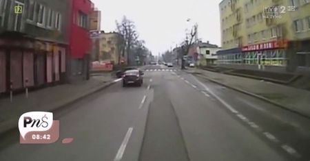 Niebezpieczna jazda polskich kierowców