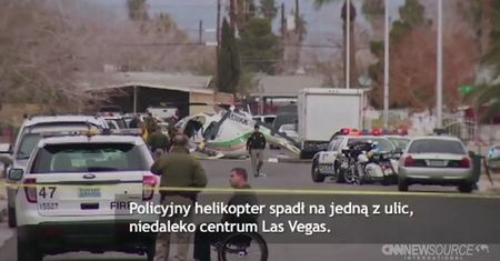 Policyjny helikopter runął na ziemię