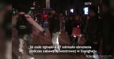 36 ofiar sylwestra w Szanghaju