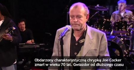 Nie żyje Joe Cocker