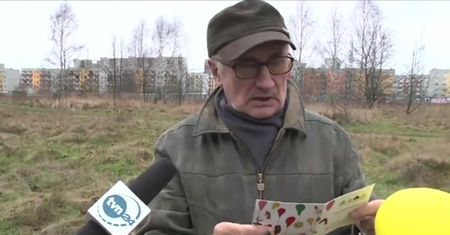 Znalazł na drzewie "list do Jezuska"