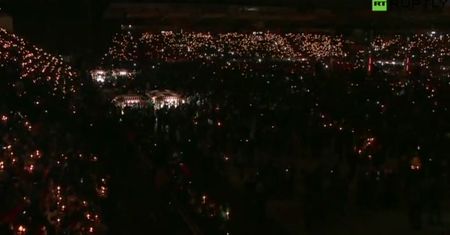 27 tys. kibiców kolędowało na stadionie