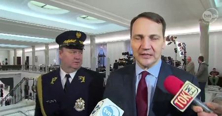 Sikorski o  przemówieniu Petra Poroszenki