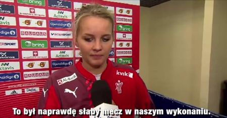 Kibice opluli duńską bramkarkę