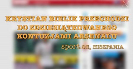 Bielik w kadrze Arsenalu na mecz z Manchesterem City?