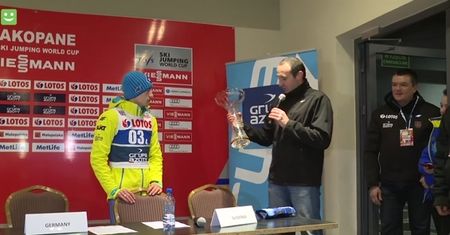 Kamil Stoch odebrał nagrodę dla "Króla Nart"