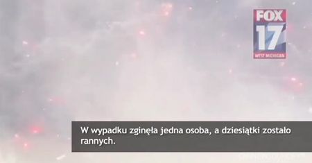Gigantyczny karambol w USA