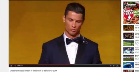 Okrzyk C. Ronaldo podbija internet