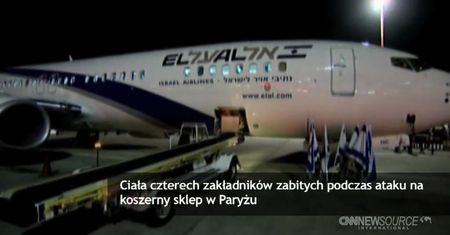 Cztery ofiary ataku w Paryżu pochowane w Izraelu