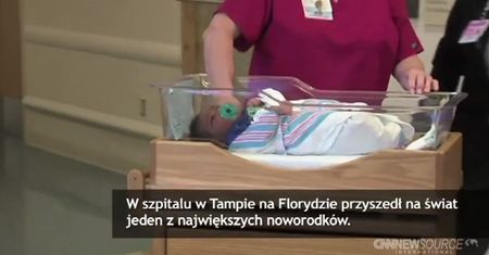 Jeden z najcięższych noworodków zamiast bliźniaków