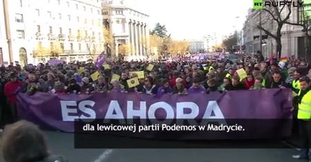 Hiszpania: 100 tysięcy ludzi wyszło na ulicę
