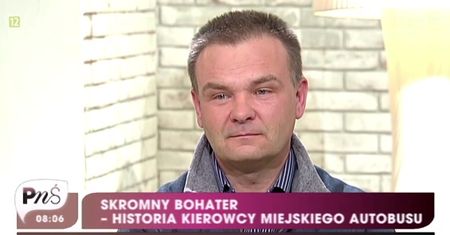 Kierowca, który uratował życie pasażera