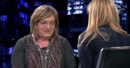 Anna Grodzka na wizji podarła tygodnik