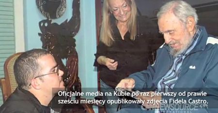 Pierwsze zdjęcia Fidela Castro od prawie pół roku
