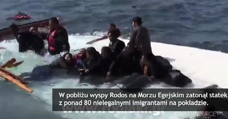 Zatonął statek z imigrantami