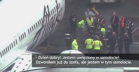 Zasnął w luku bagażowym