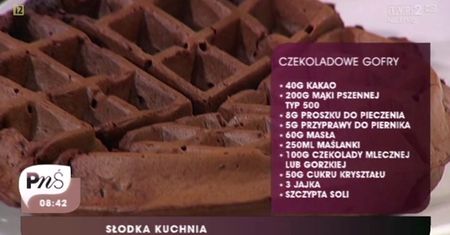 Czekoladowe gofry