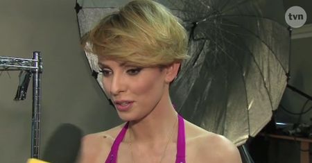 Dorota Gardias w stroju kąpielowym