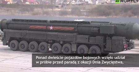 Przygotowania rosyjskiej armii do parady z okazji Dnia Zwycięstwa