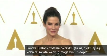 Sandra Bullock najpiękniejszą kobietą świata