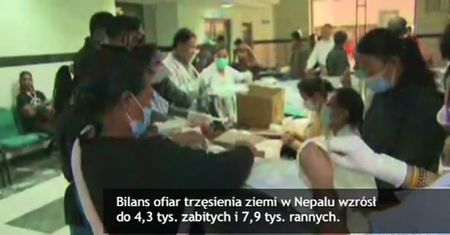 Nowy bilans trzęsienia ziemi w Nepalu