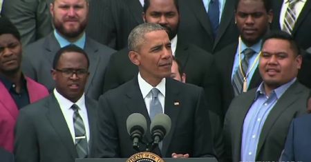 Obama żartuje z mistrzów NFL