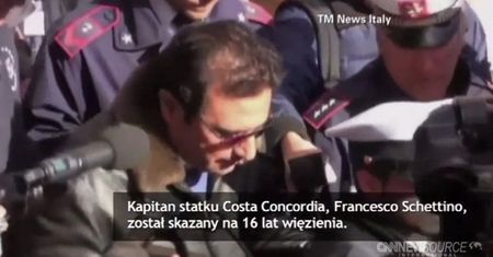 Kapitan Costa Concordii skazany