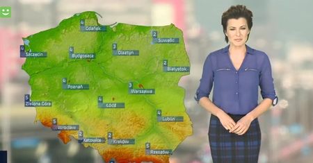 Bezchmurne niebo w Polsce