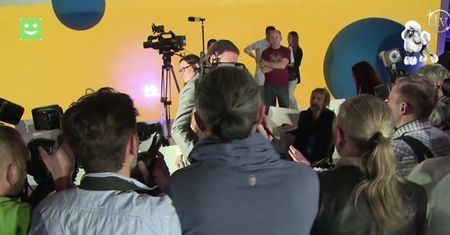 Szturm na Majdana i Rozenek na imprezie TVN-u