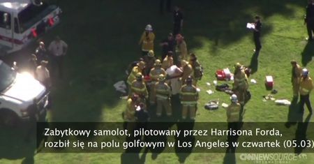 Harrison Ford w szpitalu po katastrofie samolotu
