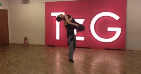 Tatiana Okupnik ćwiczy przed "Tańcem z gwiazdami"
