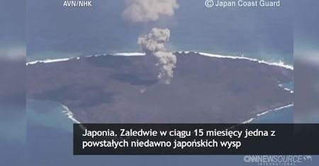 Niedawno powstała wyspa rozrosła się 11-krotnie